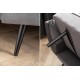 SOFA ROZKŁADANA BOUTIQUE 213 CM SZARY WELUR