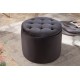 OTWIERANY PUF MODERN BAROCK WELUR CZARNY