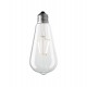 ŻARÓWKA DEKORACYJNA TRANSPARENTNA EDISON ST 64 LED 2W
