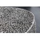 STOLIK KAWOWY LEAF 120 CM SREBRNY