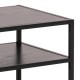 SZAFKA RTV SEAFORD 120X33 CM CZARNY JESION
