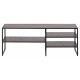 SZAFKA RTV SEAFORD 120X33 CM CZARNY JESION