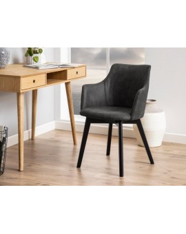 KRZESŁO BELLA CIEMNOSZARE I