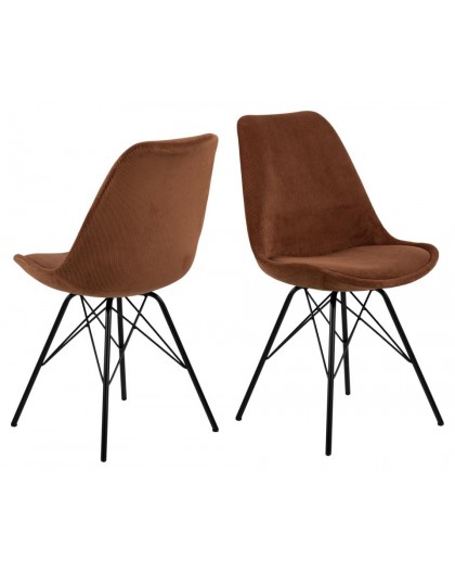 KRZESŁO ERIS SZTRUKS BRĄZOWY