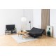 SOFA ROZKŁADANA FAITH CZARNA 196 CM