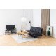 SOFA ROZKŁADANA FAITH CZARNA 196 CM