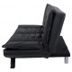 SOFA ROZKŁADANA FAITH CZARNA 196 CM