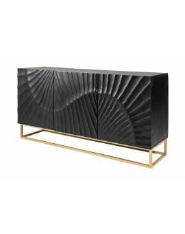 KOMODA SCORPION 140 CM MANGO CZARNA