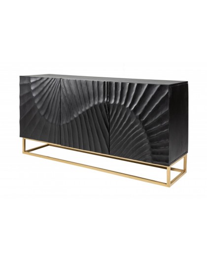 KOMODA SCORPION 140 CM MANGO CZARNA