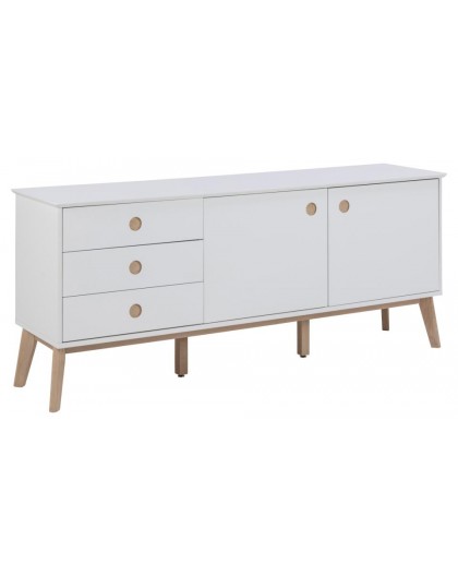 KOMODA CENTURY 180X45 CM BIAŁA