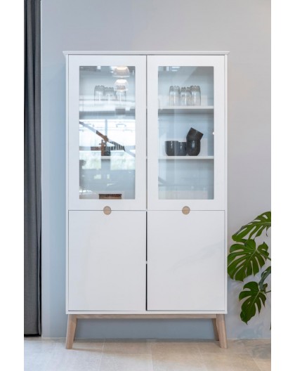 WITRYNA CENTURY 107X35 CM BIAŁA