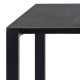 STÓŁ BRENTFORD 200X90 CM CERAMIKA CZARNA 