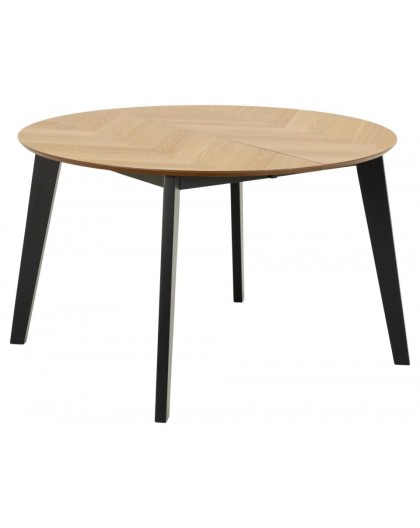 STÓŁ ROZKŁADANY GEORGETOWN JODEŁKA 120-198 CM DĄB NATURALNY