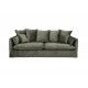 SOFA 3-OSOBOWA HEAVEN 210X105 CM ZIELONA WELUR