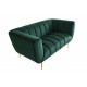 SOFA 2-OSOBOWA NOBLESSE 165X90 CM ZIELONA WELUR