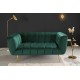 SOFA 2-OSOBOWA NOBLESSE 165X90 CM ZIELONA WELUR