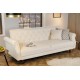 SOFA ROZKŁADANA MAISON 220X95 CM KREMOWA