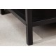 STOLIK KAWOWY SLIM LINE 120X60 CM CZARNY JESION