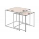 ZESTAW STOLIKÓW KAWOWYCH SLIM LINE 50/40 CM DZIKI DĄB-2SZT.