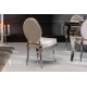 KRZESŁO MODERN BAROCK WELUR BEŻOWE