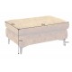 PUF MODERN BAROCK 92X62 CM WELUR MUSZTARDOWY 