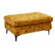 PUF MODERN BAROCK 92X62 CM WELUR MUSZTARDOWY 