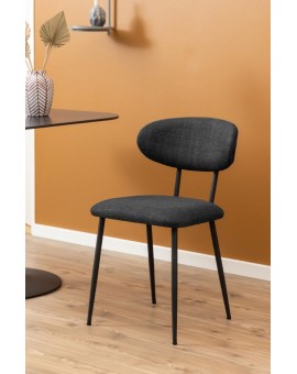 KRZESŁO DENISE CIEMNOSZARE