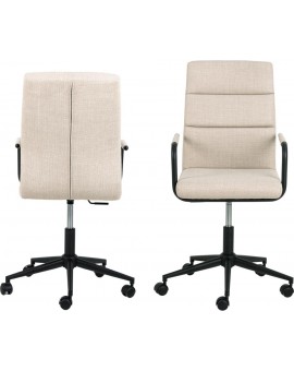 FOTEL OBROTOWY NOLAN BEŻOWE