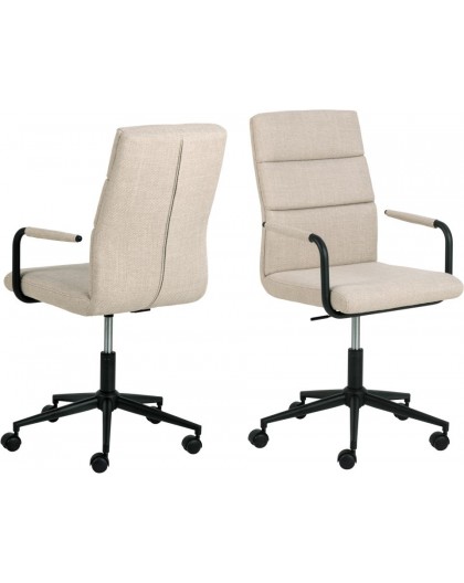 FOTEL OBROTOWY NOLAN BEŻOWE