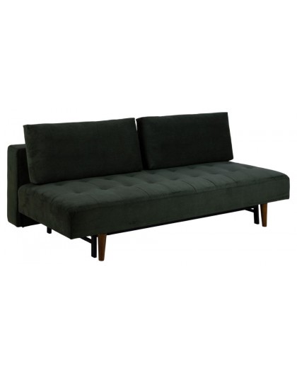 SOFA ROZKŁADANA BLAIN 200X105 CM CIEMNY ZIELONY