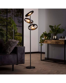 LAMPA PODŁOGOWA ARES II METALOWA