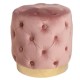 PUF MODERN BAROCK WELUR RÓŻOWY