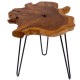 STOLIK KAWOWY WILD 55 CM TEAK