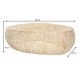 STOLIK KAWOWY LEAF 120 CM ZŁOTY