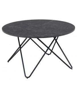 STOLIK KAWOWY WYRE 80CM CZARNY