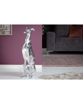 RZEŹBA GREYHOUND 70 CM ALUMINIOWA