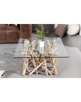 STOLIK KAWOWY DRIFTWOOD 60CM BLAT