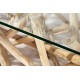 STOLIK KAWOWY DRIFTWOOD 60CM BLAT