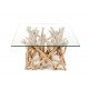 STOLIK KAWOWY DRIFTWOOD 60CM BLAT