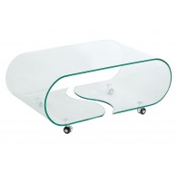 STOLIK KAWOWY FANTOME 90CM SZKŁO