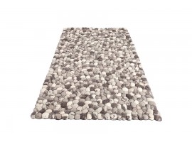 DYWAN ORGANIC LIVING 200X120 CM SZARY WEŁNA