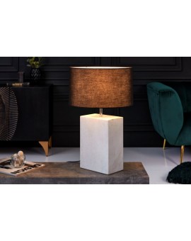 PODSTAWA LAMPY STOŁOWEJ NOBLE 35 CM BIAŁA 