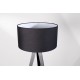 KLOSZ DO LAMPY STOŁOWEJ NOBLE 35 CM CZARNY