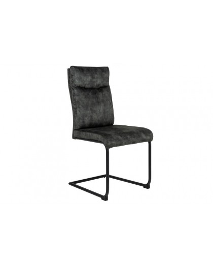 KRZESŁO COMFORT II WELUR SZARY