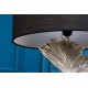 LAMPA STOŁOWA GINGKO 70CM SREBRNA PODSTAWA