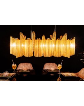 LAMPA WISZĄCA ROYAL 118CM ZŁOTA