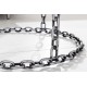 STOLIK KAWOWY CHAIN 65CM SREBRNY