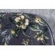 ŁAWKA BOUTIQUE 130CM WZÓR KWIATOWY SZARY WELUR