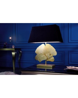 LAMPA STOŁOWA GINKGO 60CM ZŁOTA