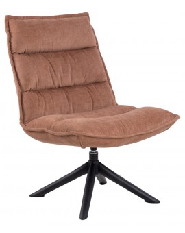 KRZESŁO OBROTOWE BLIZZARD RÓŻOWO-BRĄZOWY